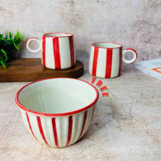 KITKAT SET - Buy 2 Kitkat Mugs & Get 1 Snack Bowl FREE