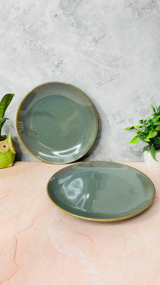 STUDIO MIST GREEN DINNER PLATE SET OF 1