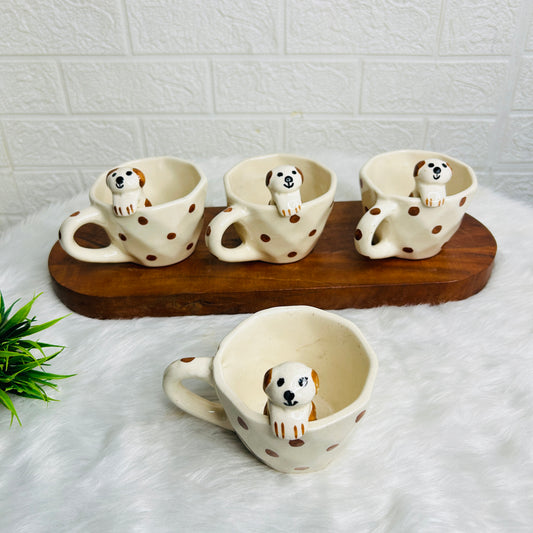 PEEK-A-BOO DOG MUG (Set of 1)