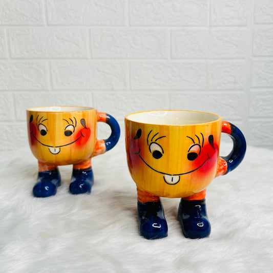 YELLOW SMILEY MUG (Set of 1)