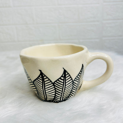 BLACK LEAF CUP & SAUCER