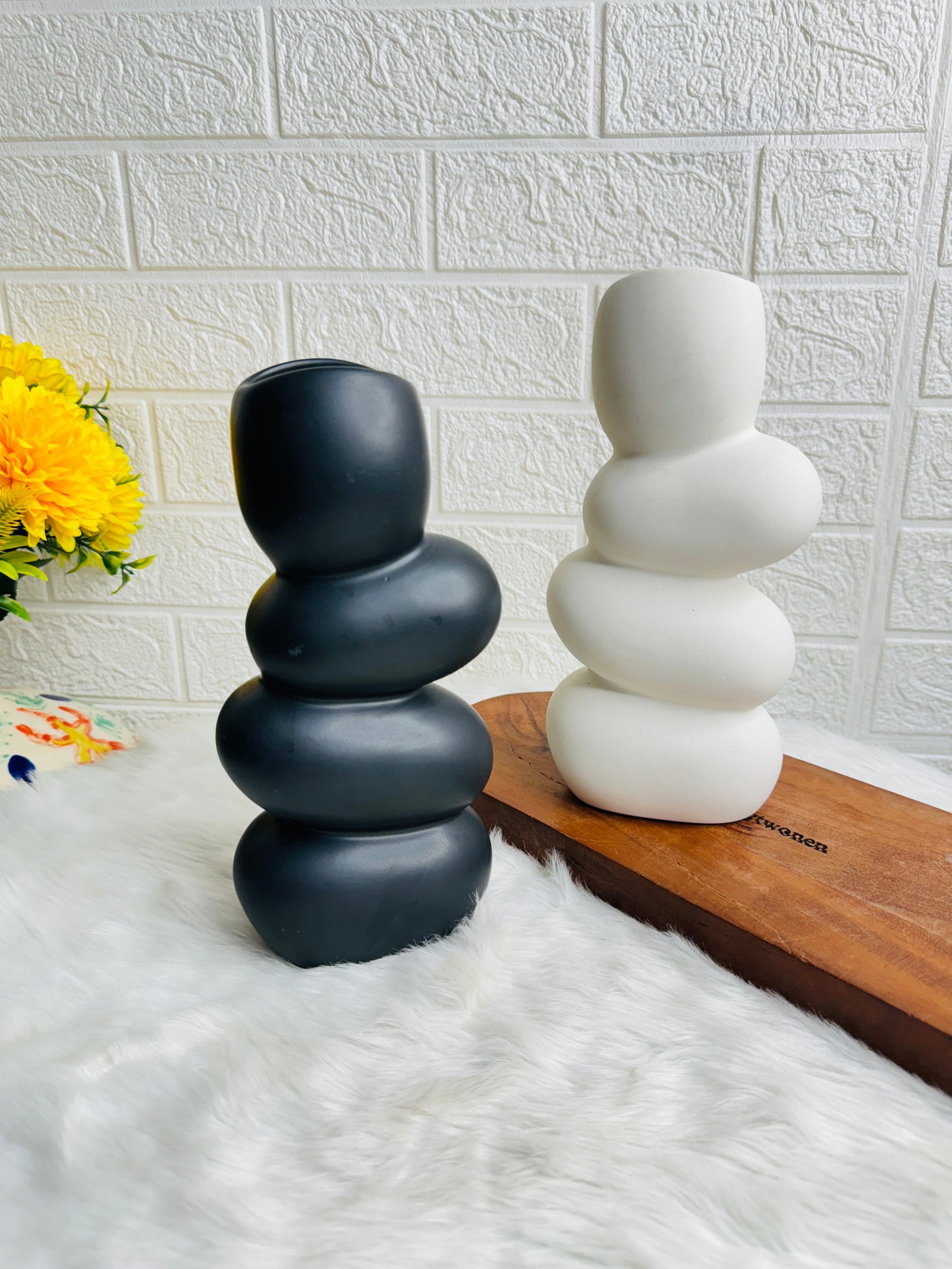 LARGE SPIRAL VASE COMBO (Set of 2)