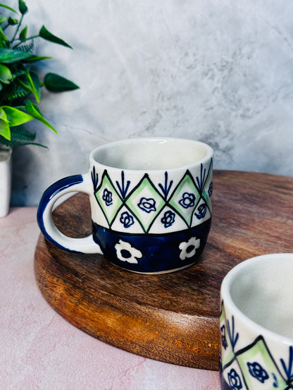 NAVY BLUE TEA CUP