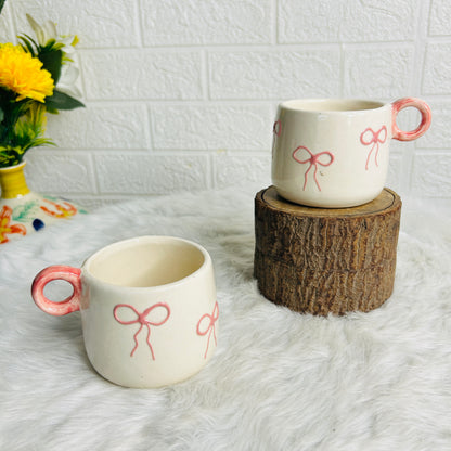 PINK BOW MUG