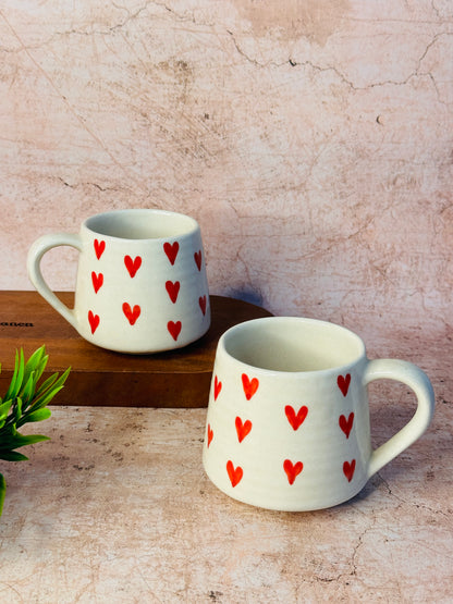 RED HEART MUG (Pack of 1)