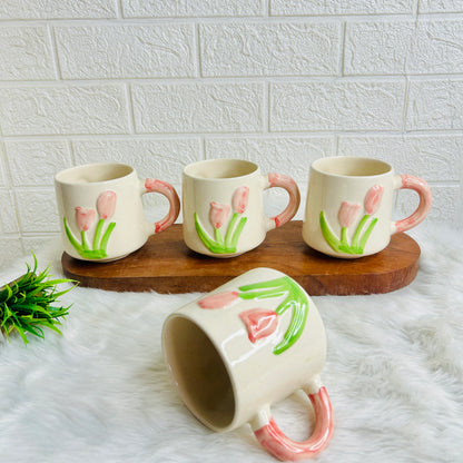 PINK TULIP 3D MUG