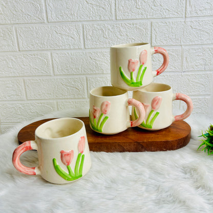 PINK TULIP 3D MUG