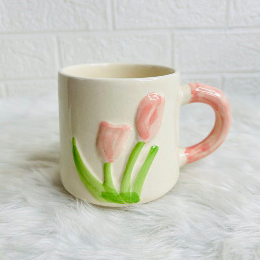 PINK TULIP 3D MUG