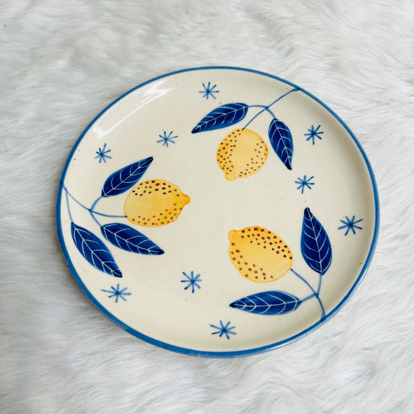 LEMON PASTA PLATE 7.5 INCH SET OF 1