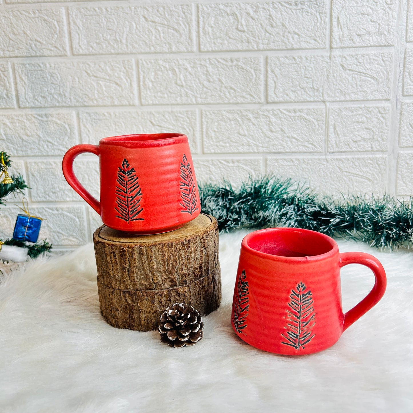 RED CHRISTMAS MUG