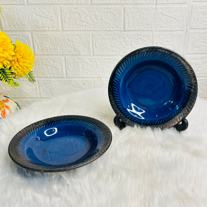 BLUE PASTA PLATE 7 INCH