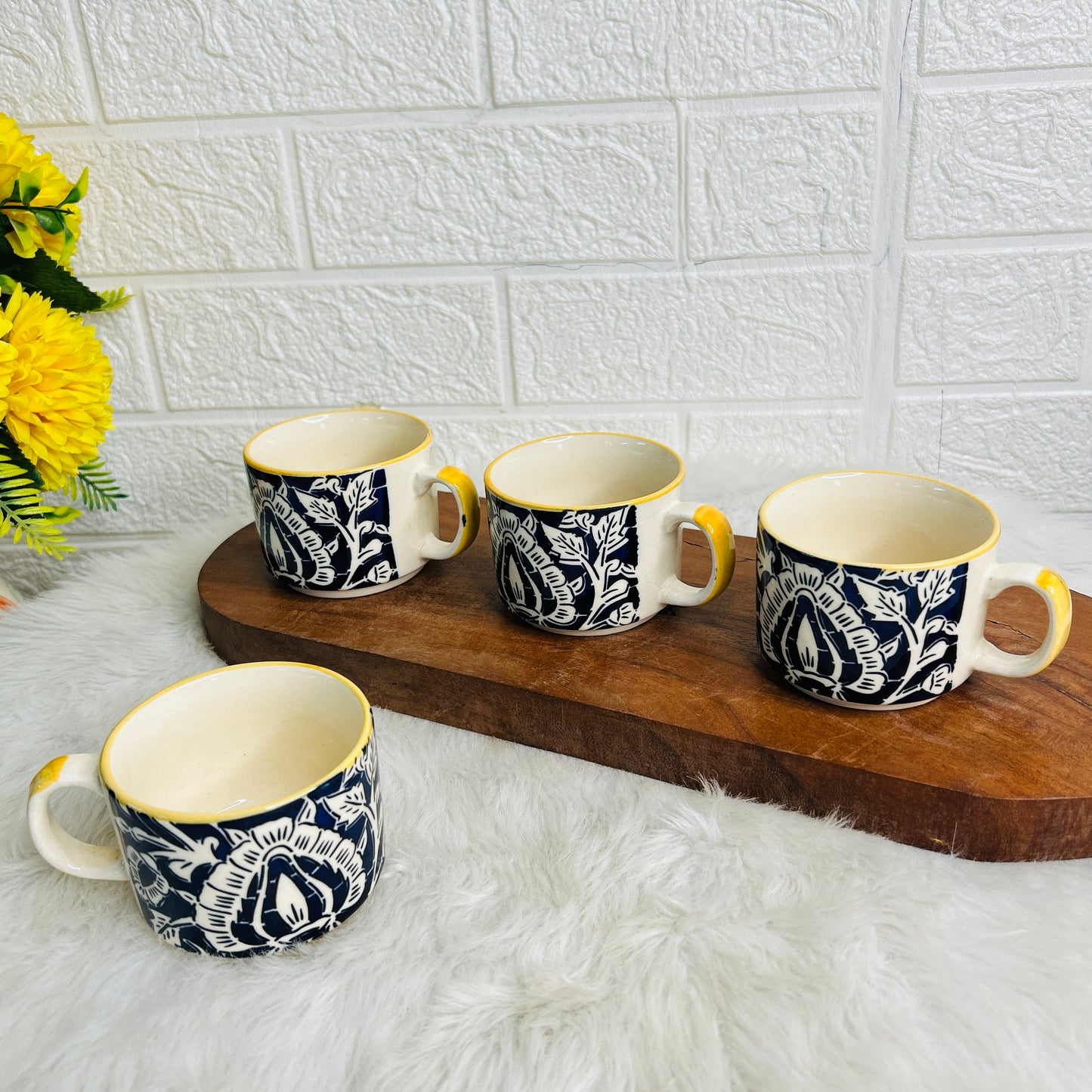 BLUE MUGHAL TEA CUP (Set of 1)