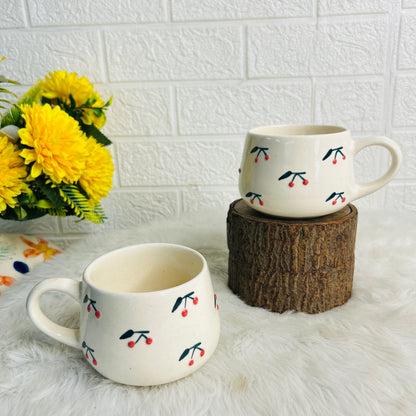 3D CHERRY ROUND MUG