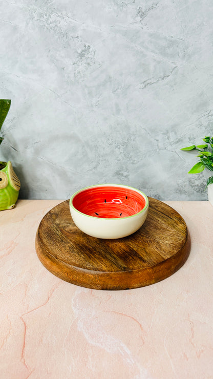 WATERMELON SNACK BOWL SET OF 1