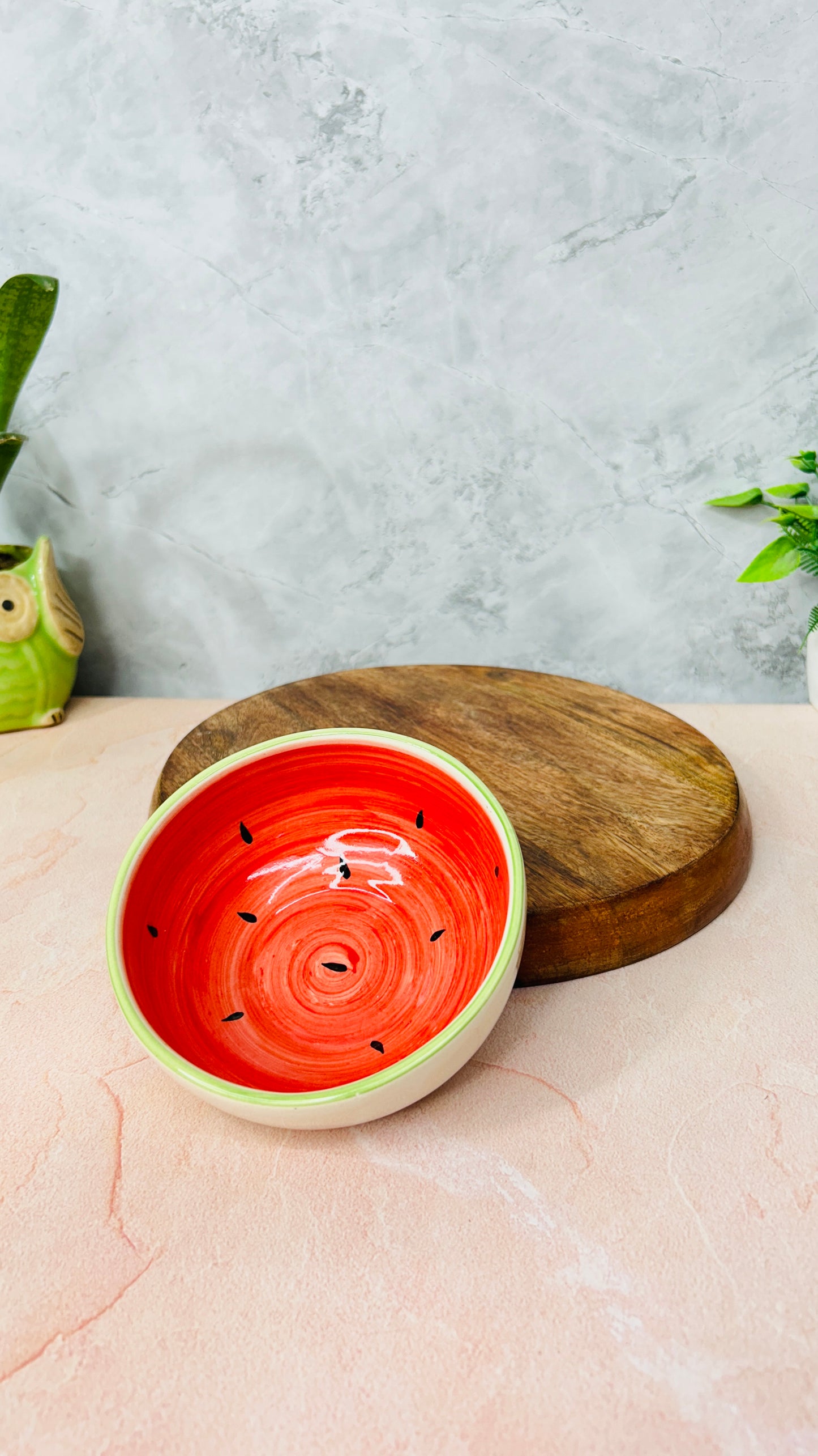 WATERMELON SNACK BOWL SET OF 1