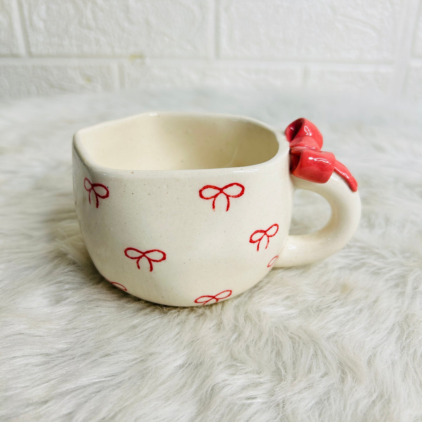 POOKIE BOW COFFEE  MUG (Pack of 1)