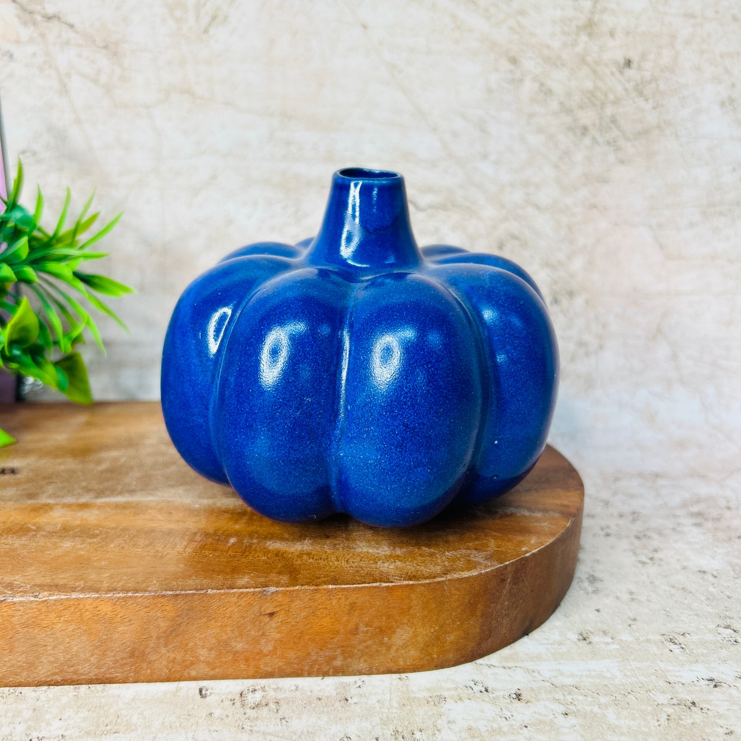 Pumpkin Vase - Buy White Pumpkin  Get Blue Pumpkin Vase FREE