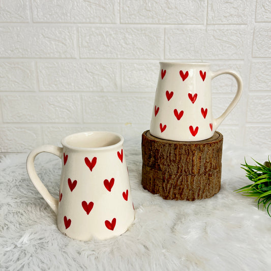 HEART GLASS MUG