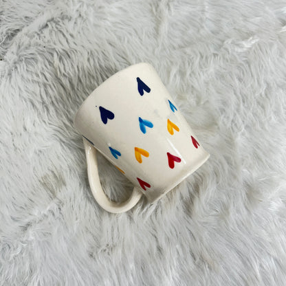 MULTI HEART GLASS MUG