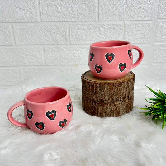 PINK HEART CUP