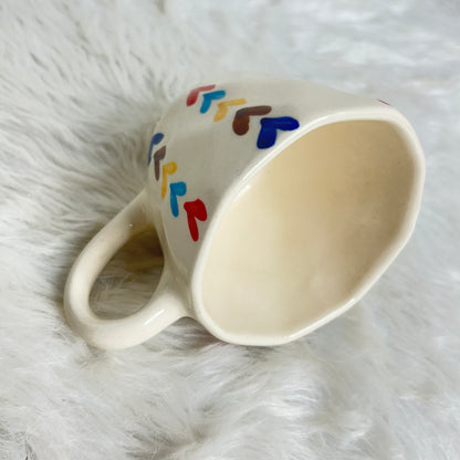 MULTI HEARTS TEA CUP