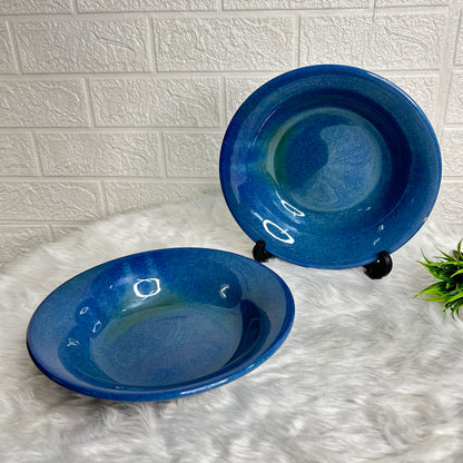 BLUE PASTA PLATE 9 INCH SET OF 1