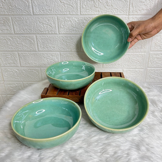 STUDIO SEA GREEN SERVING BOWL  SET OF 1