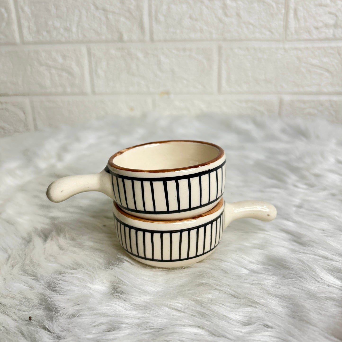 ZEBRA DIP BOWL SET OF 4