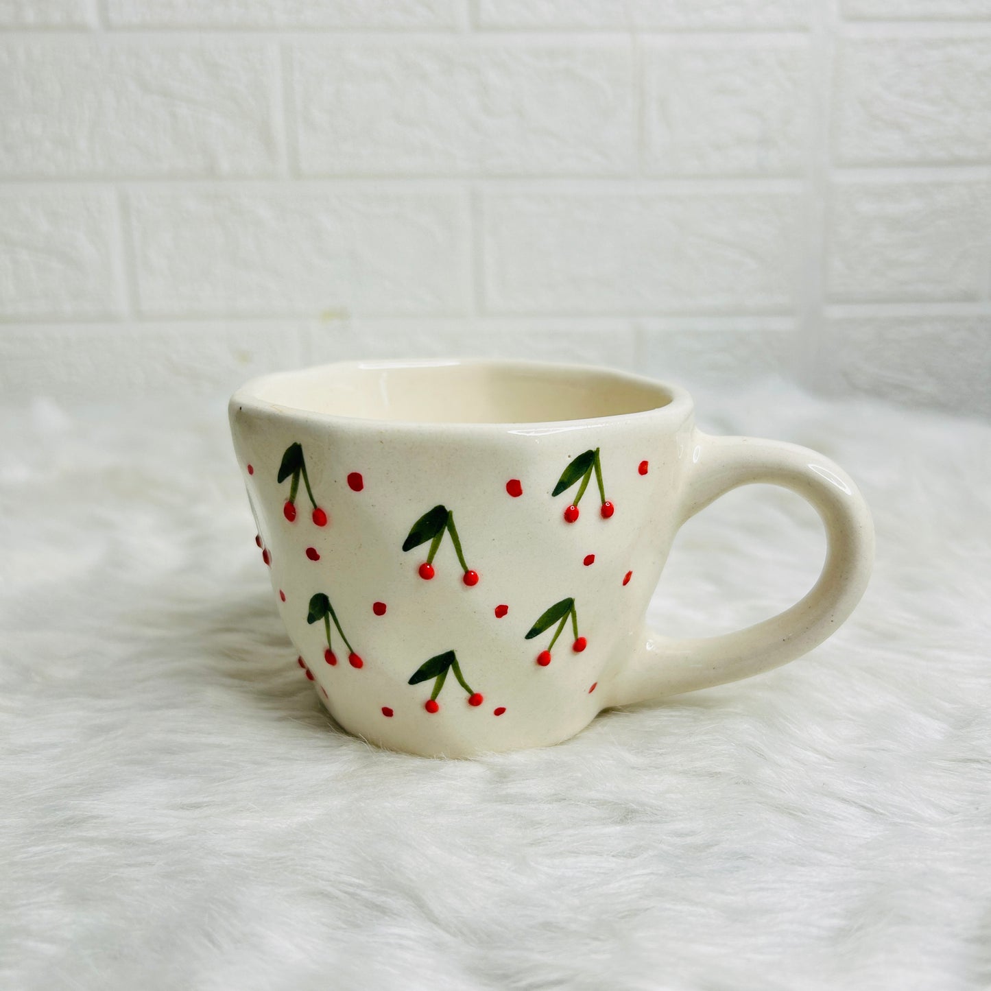 CHERRY CUP & SAUCER SET OF 1