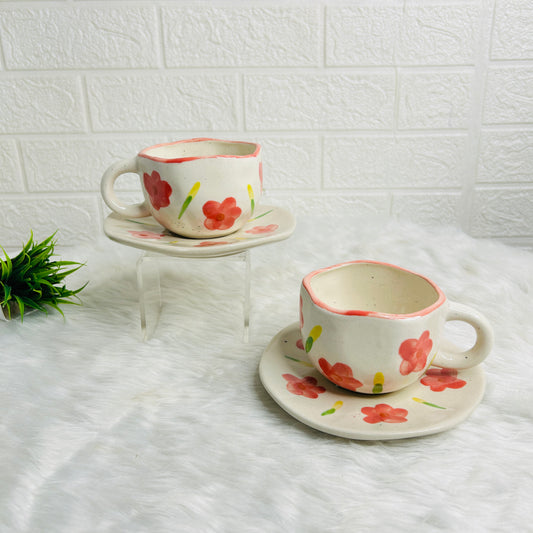 BLOSSOM CUP & SAUCER SET OF 1