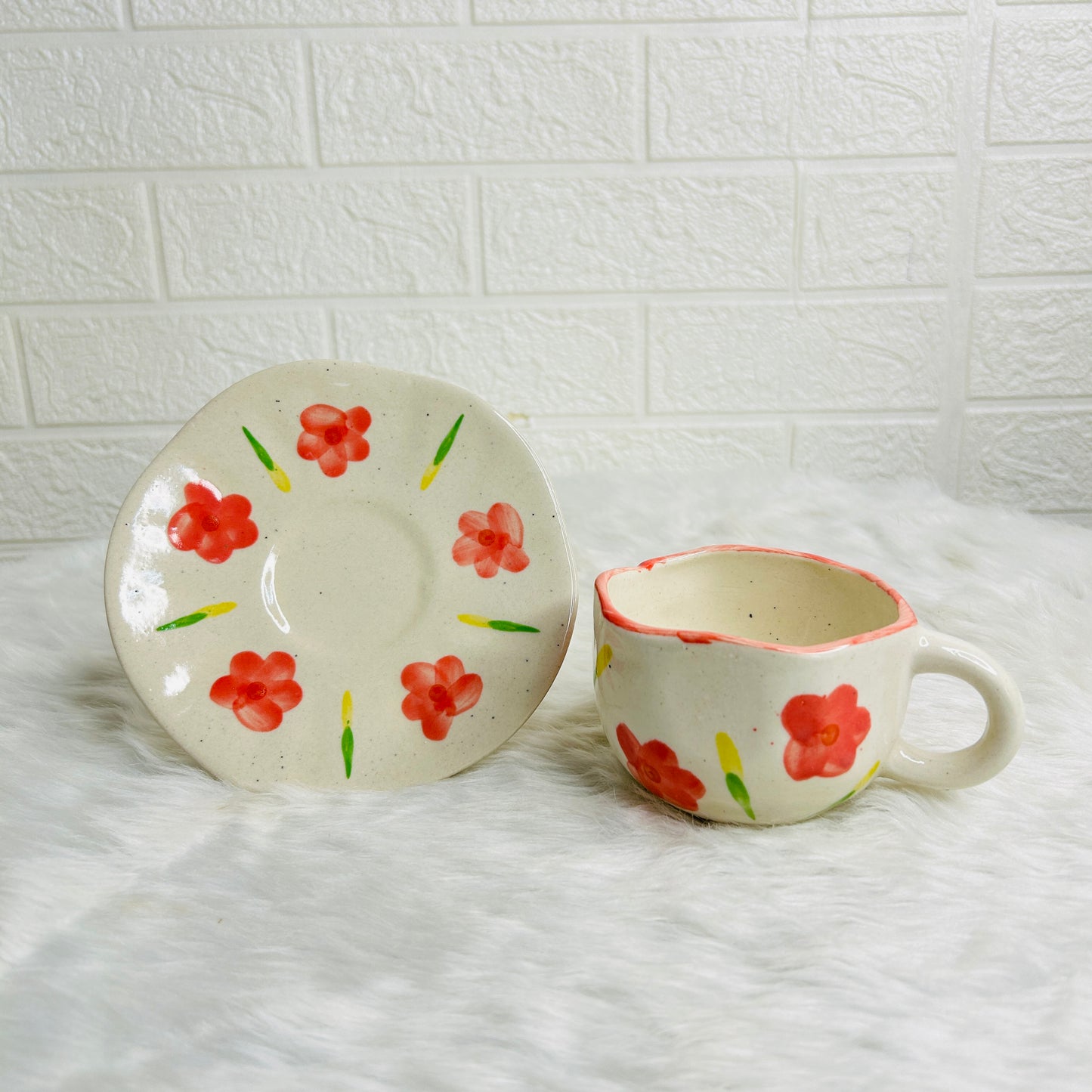 BLOSSOM CUP & SAUCER SET OF 1