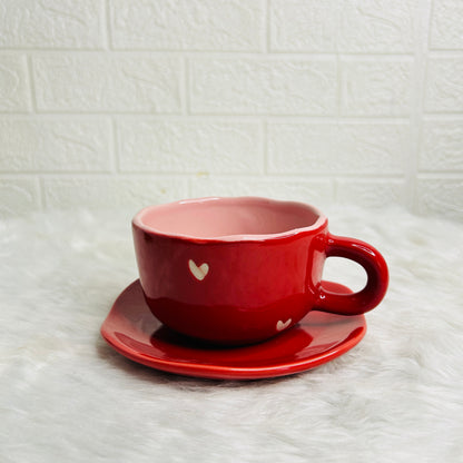 SWEETHEART SIP BROAD CUP & SAUCER SET OF 1