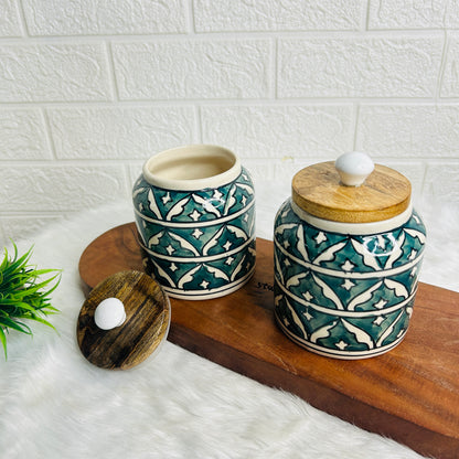 GREEN JAR SET OF 1