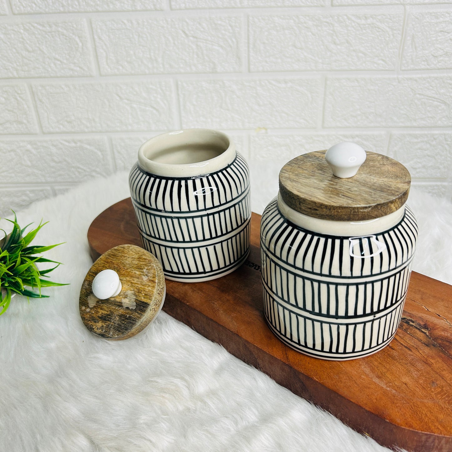 ZEBRA JAR SET OF 1