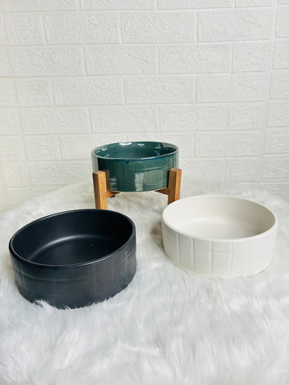 SERVING BOWL WITH STAND  COMBO SET (Set of 3)